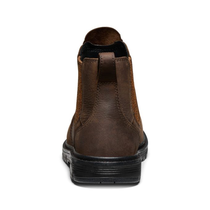 Women's San Jose Chelsea 90° Heel Boot (Aluminum Toe)  |  Cascade Brown/Black