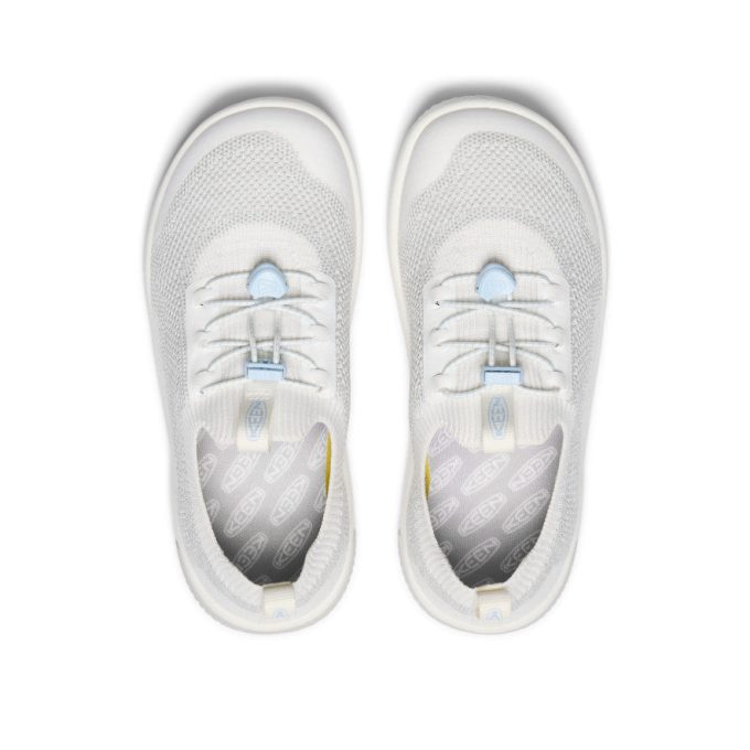 Big Kids' KNX Knit Sneaker  |  Star White/Skyway