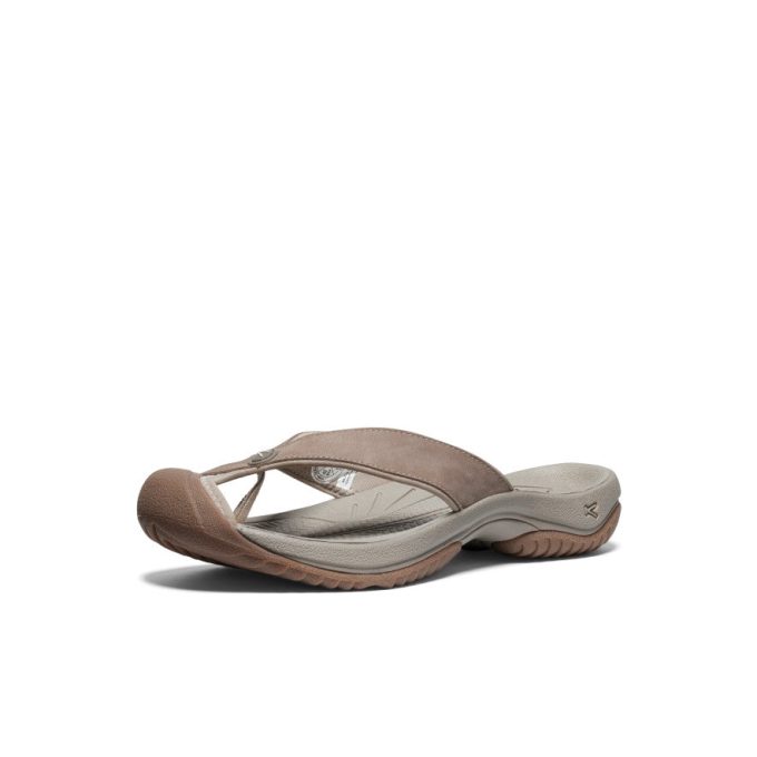 Men's Waimea Leather Flip-Flop  |  Brindle/Birch