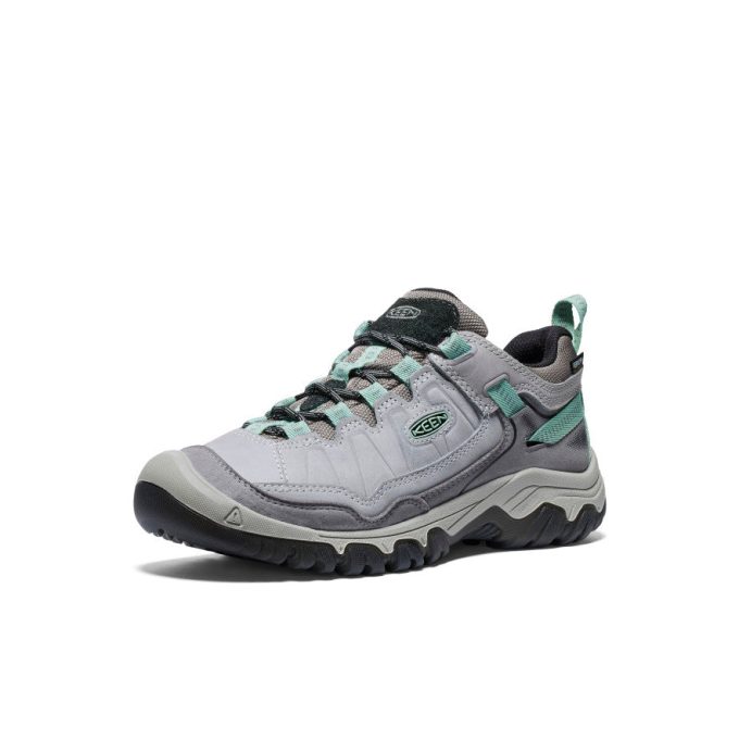 Women's Targhee IV Waterproof Hiking Shoe  |  Alloy/Granite Green
