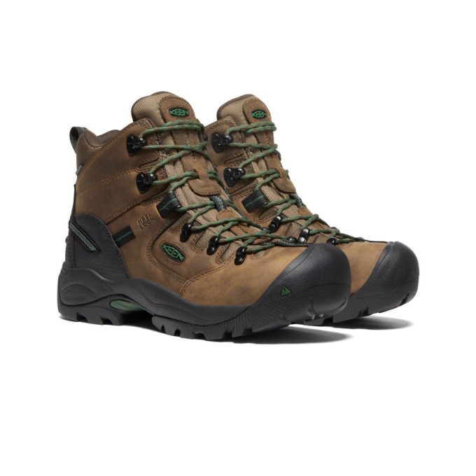 Men's Pittsburgh Energy 6" Waterproof Boot (Carbon Toe)  |  Cascade Brown/Greener Pastures
