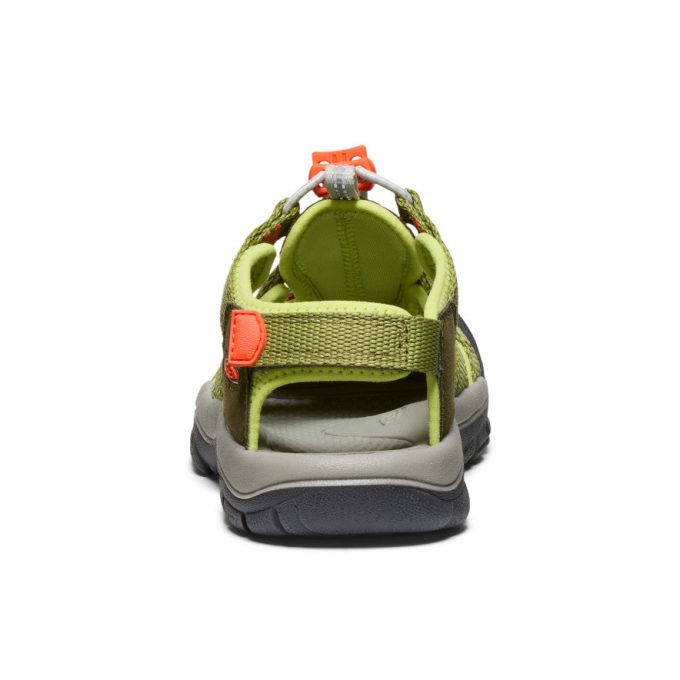 Little Kids' Newport Boundless Sandal  |  Dark Olive/Scarlet Ibis