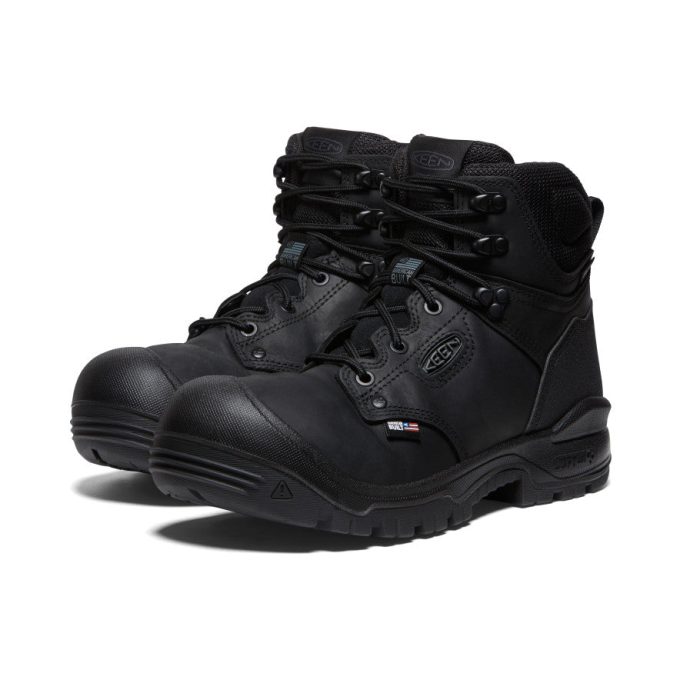 Men's Independence 6" Waterproof Boot (Soft Toe)  |  Black/Black