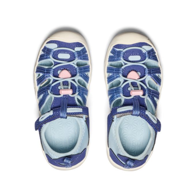 Little Kids' Moxie Sandal  |  Skipper Blue/Giggle Pink