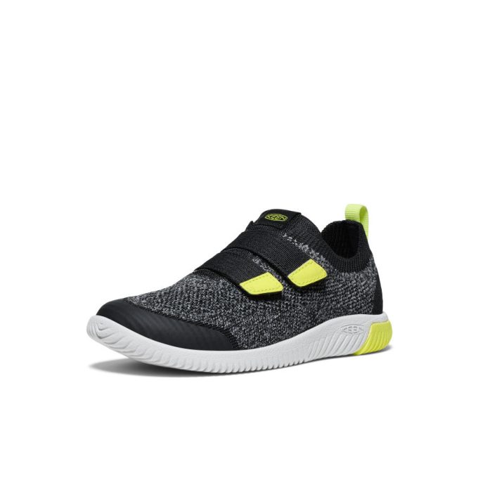 Big Kids' KNX Knit Double Strap  |  Black/Evening Primrose