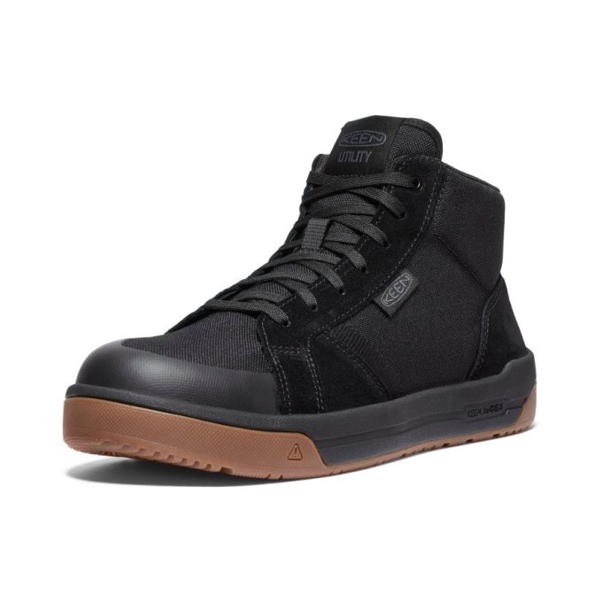 Men's Kenton Mid Work Shoe (Carbon Toe)  |  Black/Gum