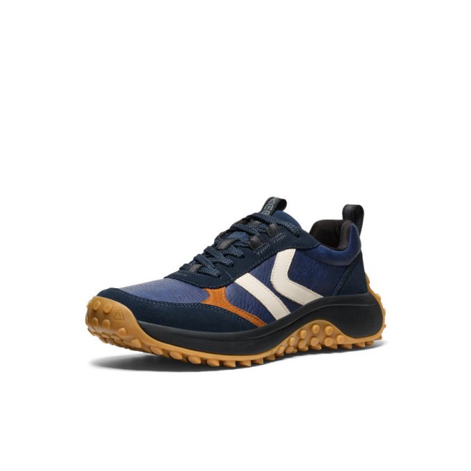 Women's KS86 Leather Sneaker  |  Sky Captain/Birch