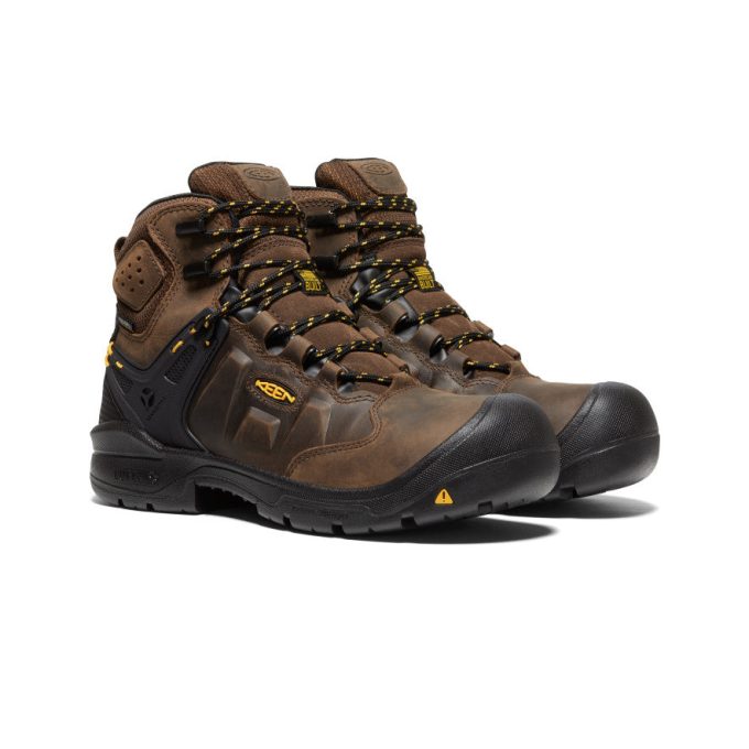 Men's Dover 6" Waterproof (Carbon Toe)  |  Dark Earth/Black