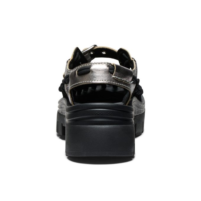 All Gender UNEEK PLT Mary Jane Sneaker  |  Silver/Black