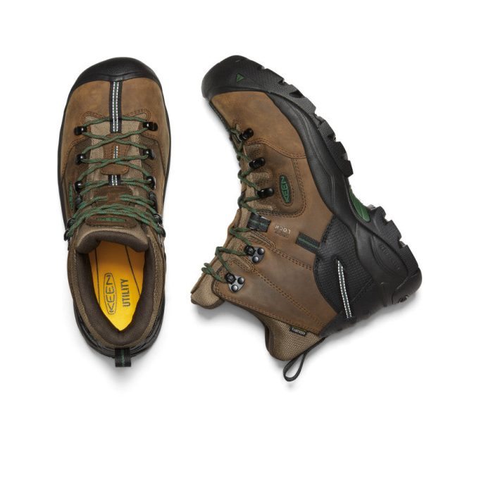 Men's Pittsburgh Energy 6" Waterproof Boot (Carbon Toe)  |  Cascade Brown/Greener Pastures