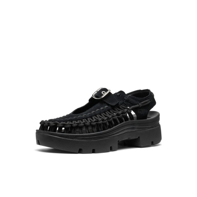 All Gender UNEEK PLT Mary Jane Sneaker  |  Black/Black