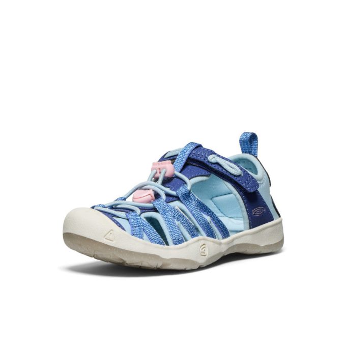 Little Kids' Moxie Sandal  |  Skipper Blue/Giggle Pink
