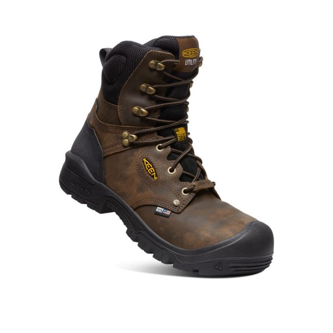 Men's Independence 8" Waterproof Boot (Carbon Toe)  |  Dark Earth/Black