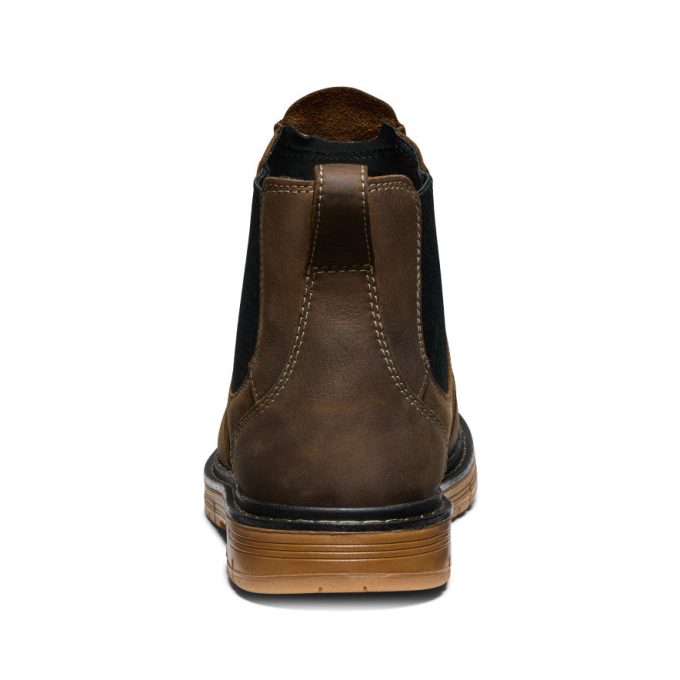 Men's San Jose Chelsea 90° Heel Boot (Aluminum Toe)  |  Cascade Brown/Gum