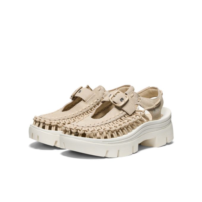 All Gender UNEEK PLT Mary Jane Sneaker  |  Safari/Star White