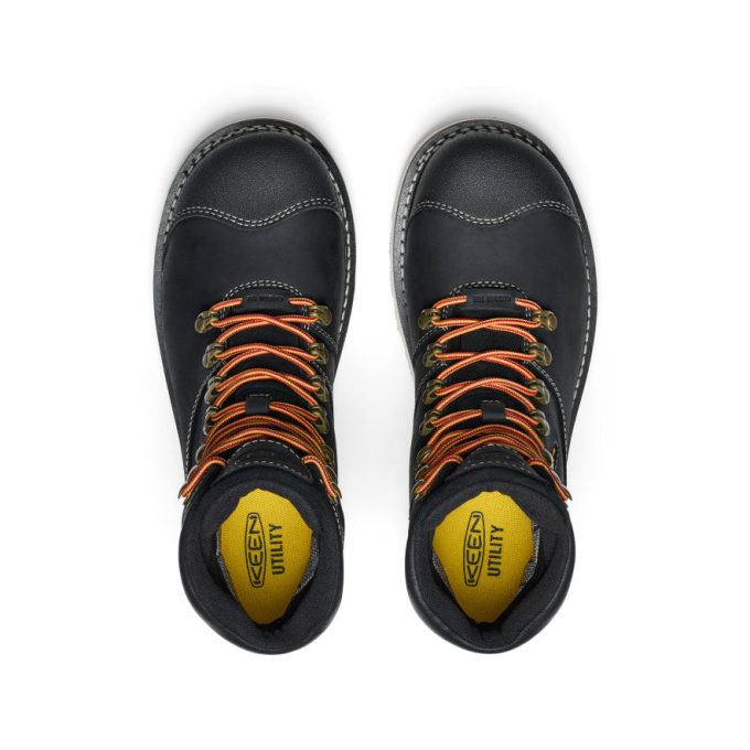 Men's Cincinnati+ 6" Waterproof 90° Heel Boot (Carbon Toe)  |  Black/Sandshell